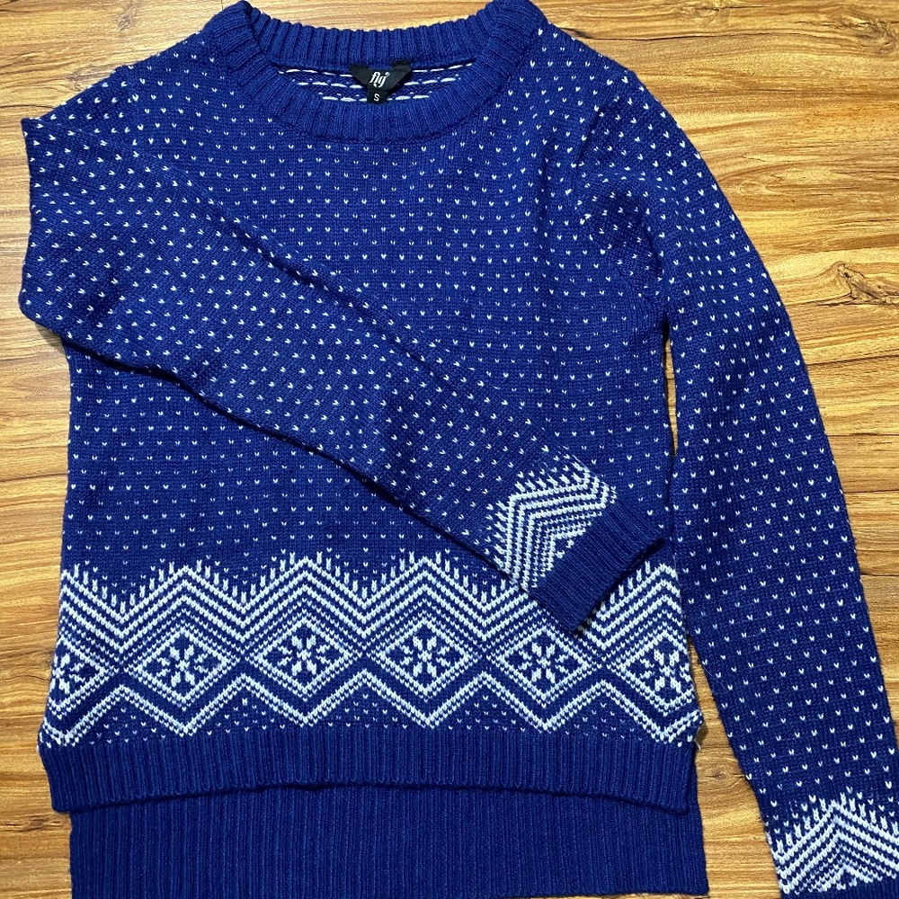 Blue sweater